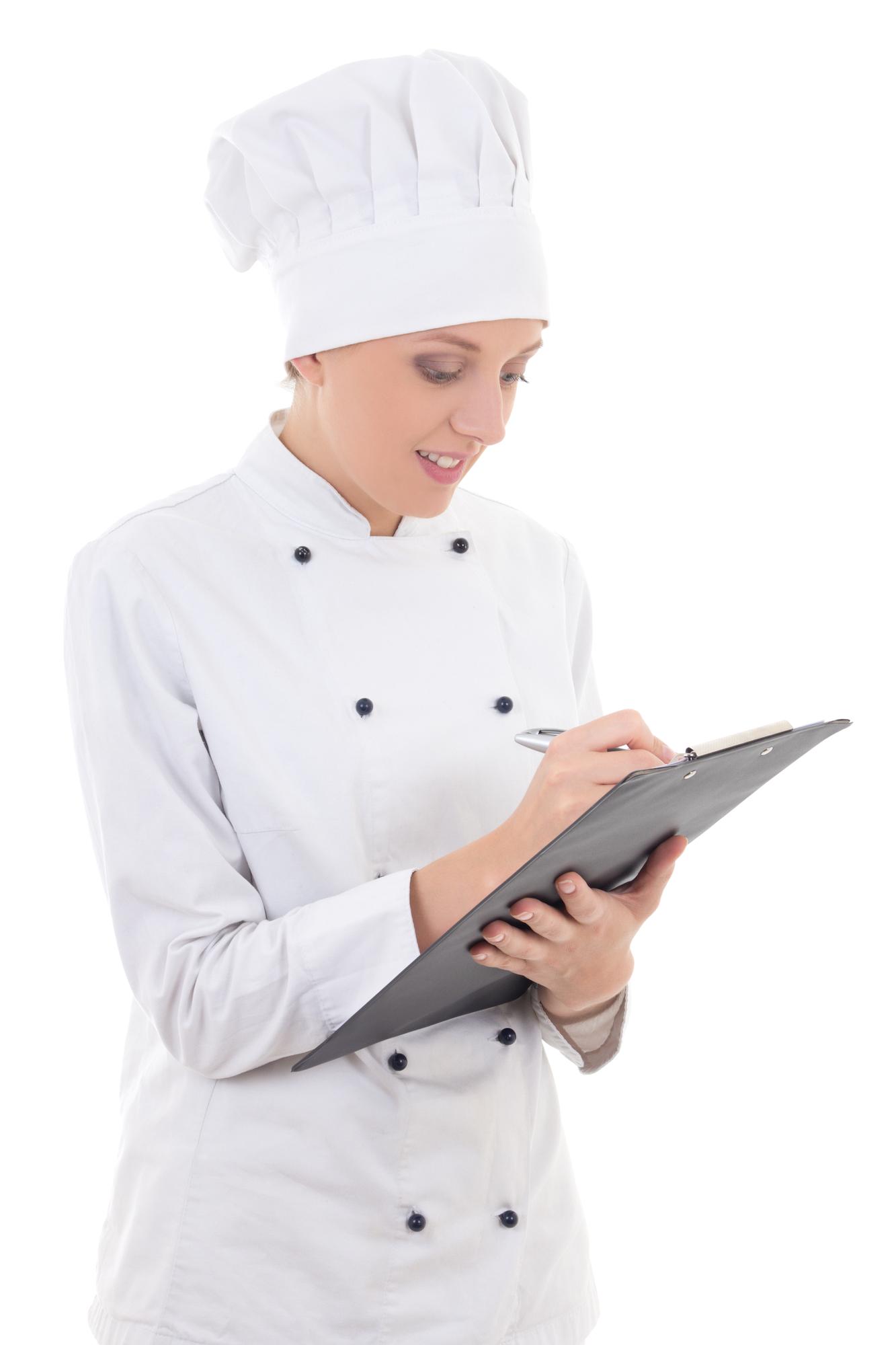 Operations partner with clipboard